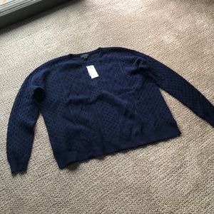 Cashmere Navy Sweater NWT